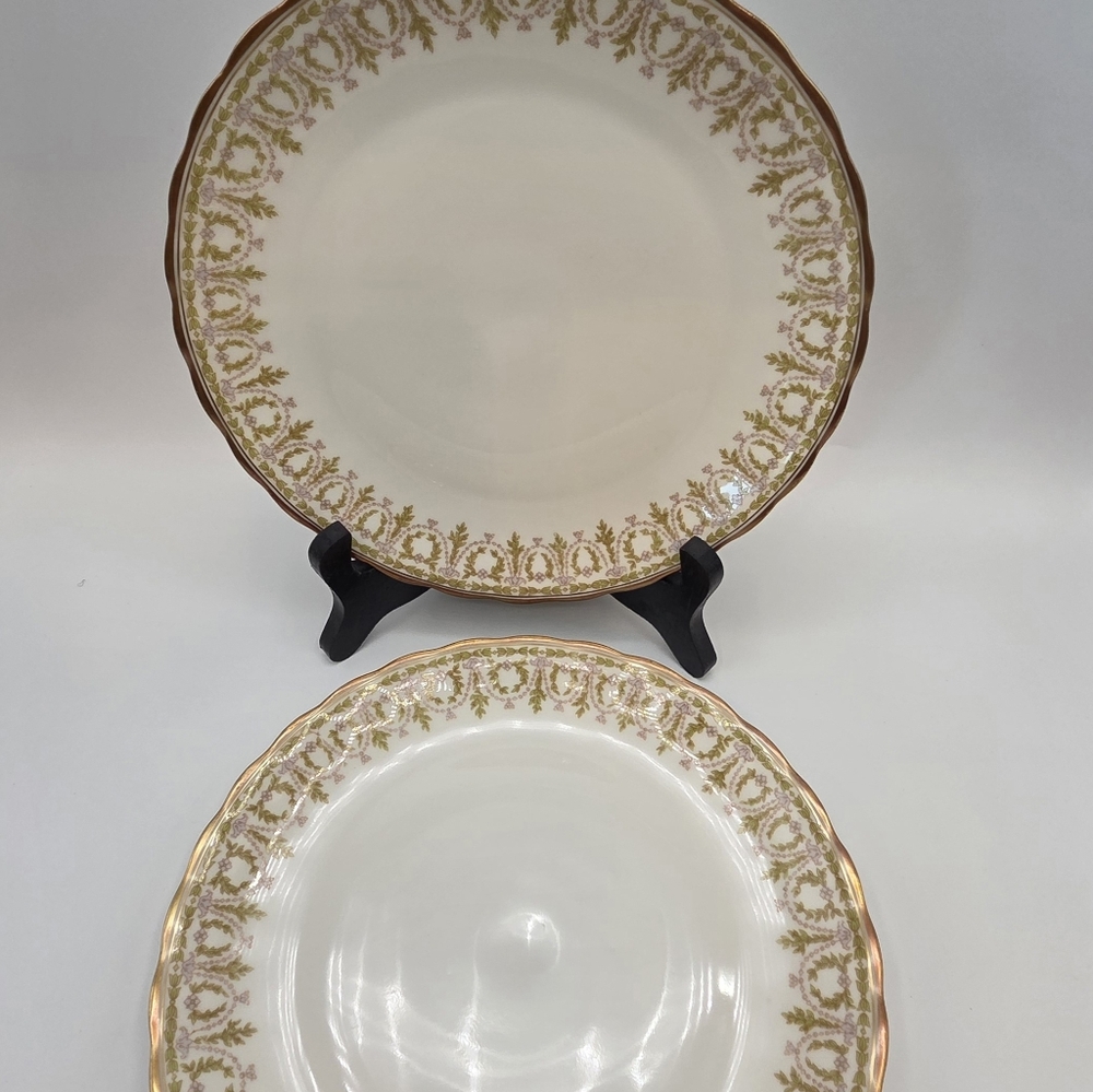 Vintage Bawo & Dotter Limoge France Plates